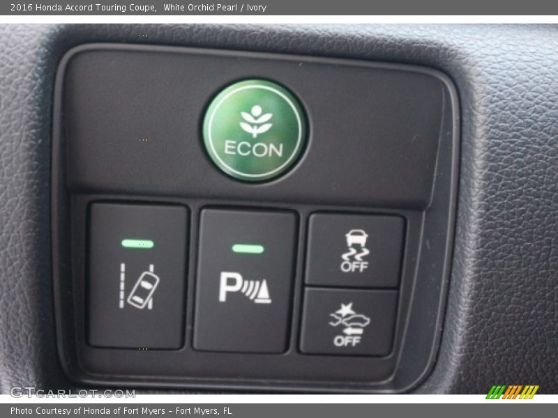 White Orchid Pearl / Ivory 2016 Honda Accord Touring Coupe
