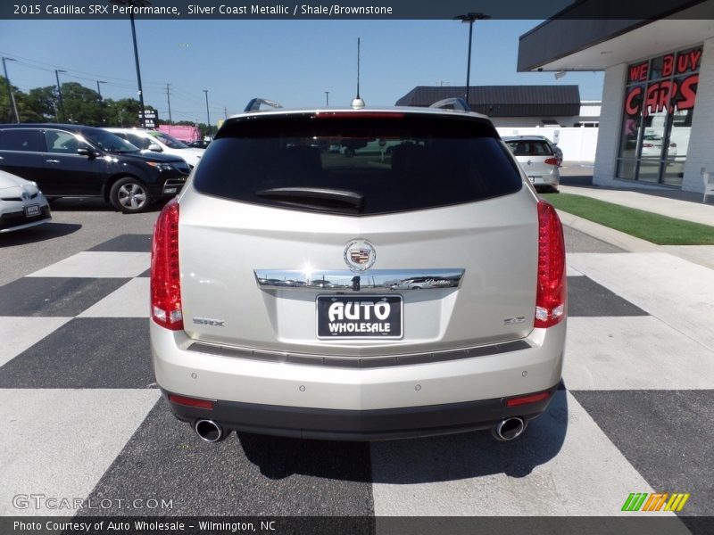 Silver Coast Metallic / Shale/Brownstone 2015 Cadillac SRX Performance