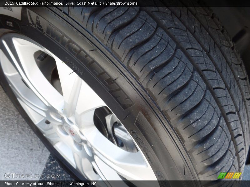 Silver Coast Metallic / Shale/Brownstone 2015 Cadillac SRX Performance