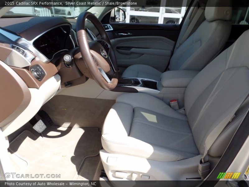 Silver Coast Metallic / Shale/Brownstone 2015 Cadillac SRX Performance