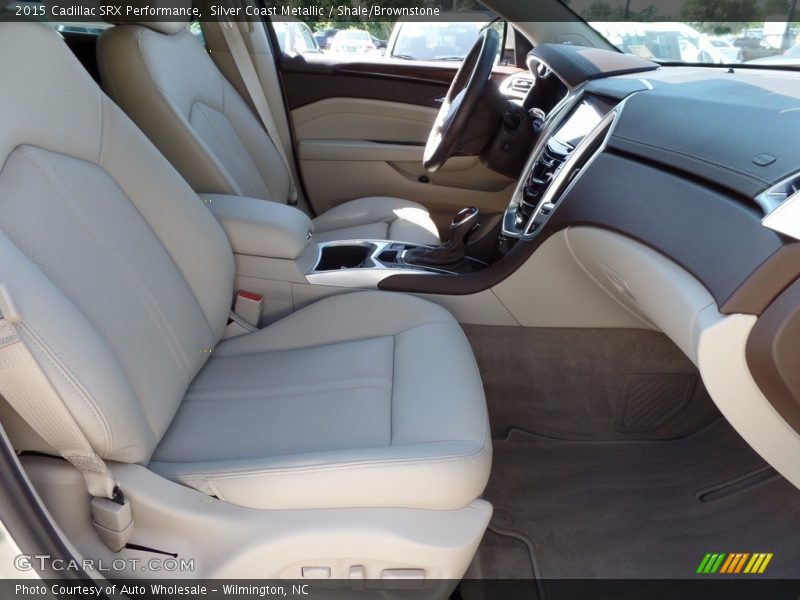Silver Coast Metallic / Shale/Brownstone 2015 Cadillac SRX Performance
