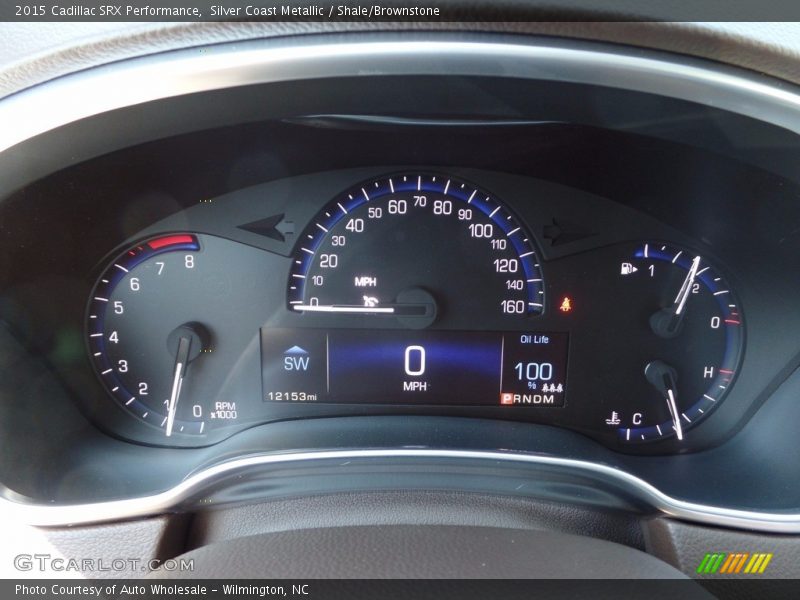 Silver Coast Metallic / Shale/Brownstone 2015 Cadillac SRX Performance
