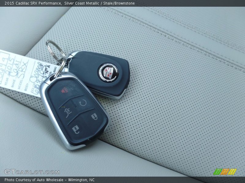 Silver Coast Metallic / Shale/Brownstone 2015 Cadillac SRX Performance