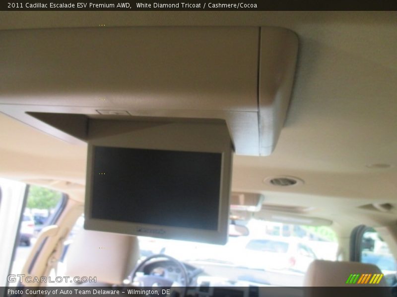 White Diamond Tricoat / Cashmere/Cocoa 2011 Cadillac Escalade ESV Premium AWD