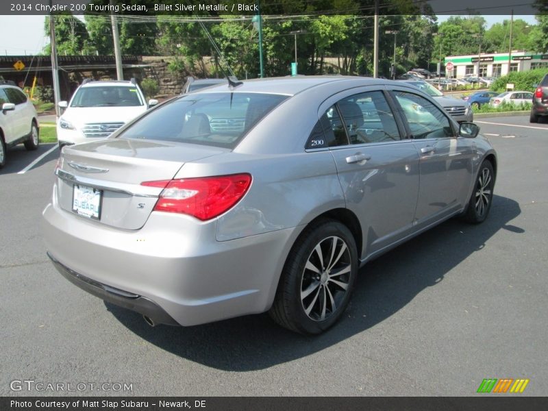 Billet Silver Metallic / Black 2014 Chrysler 200 Touring Sedan