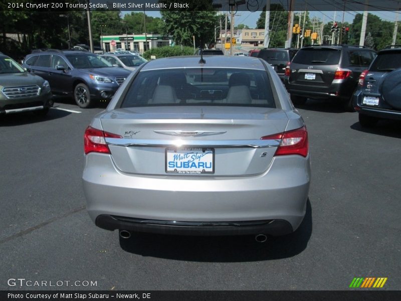 Billet Silver Metallic / Black 2014 Chrysler 200 Touring Sedan