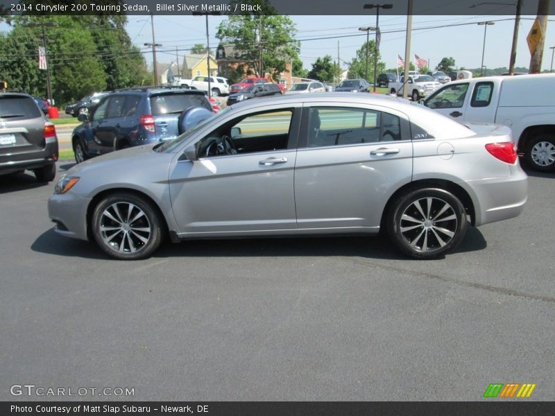Billet Silver Metallic / Black 2014 Chrysler 200 Touring Sedan
