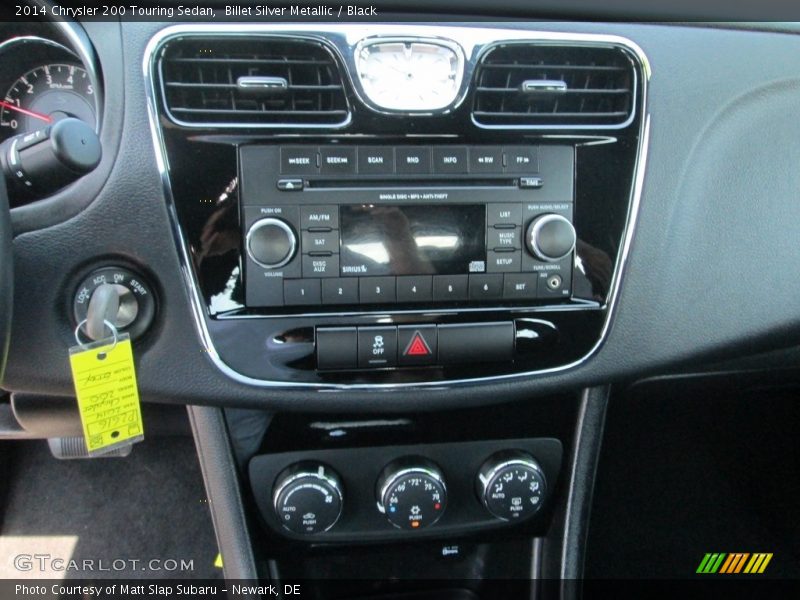 Billet Silver Metallic / Black 2014 Chrysler 200 Touring Sedan