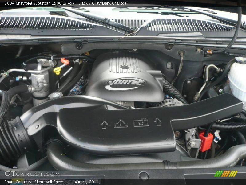 Black / Gray/Dark Charcoal 2004 Chevrolet Suburban 1500 LS 4x4