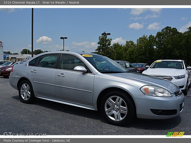 Silver Ice Metallic / Neutral 2010 Chevrolet Impala LT
