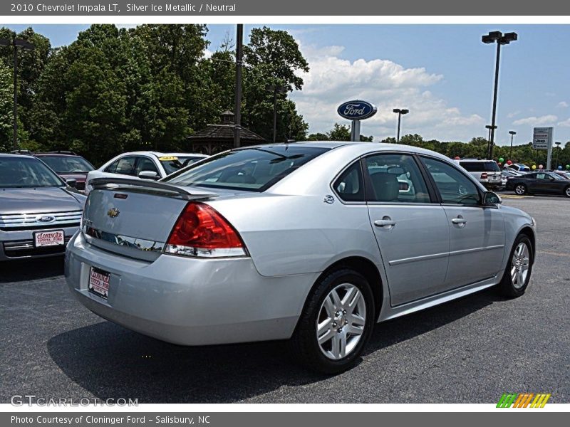 Silver Ice Metallic / Neutral 2010 Chevrolet Impala LT