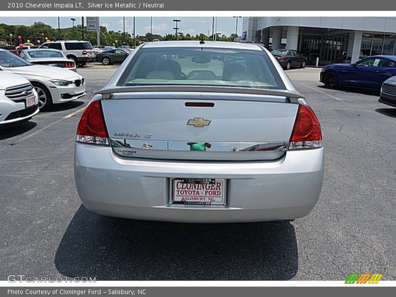 Silver Ice Metallic / Neutral 2010 Chevrolet Impala LT