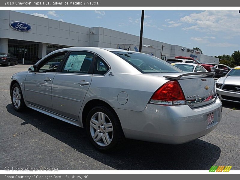 Silver Ice Metallic / Neutral 2010 Chevrolet Impala LT