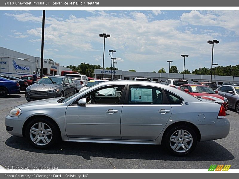 Silver Ice Metallic / Neutral 2010 Chevrolet Impala LT