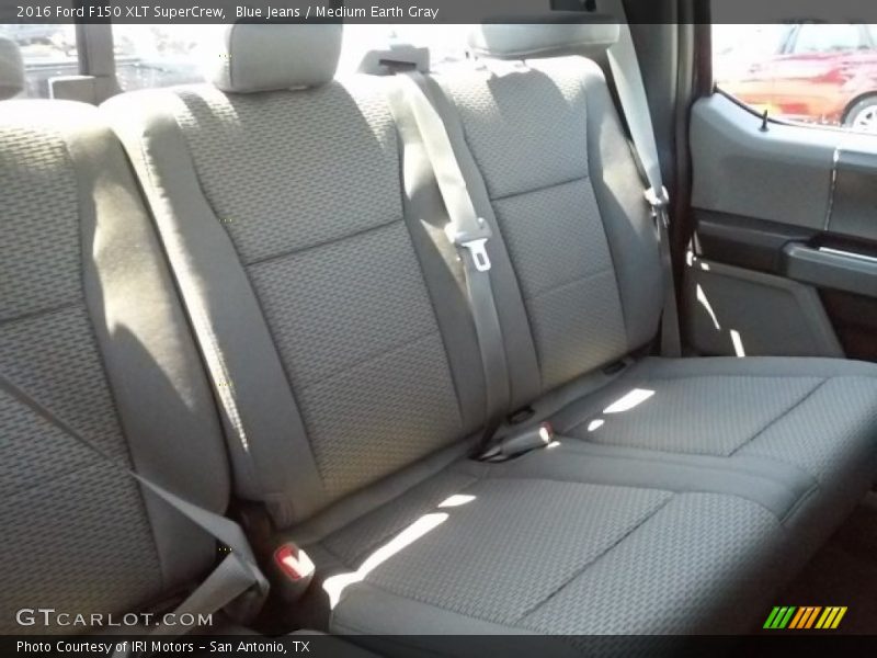 Blue Jeans / Medium Earth Gray 2016 Ford F150 XLT SuperCrew