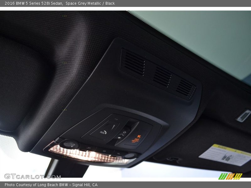 Space Grey Metallic / Black 2016 BMW 5 Series 528i Sedan