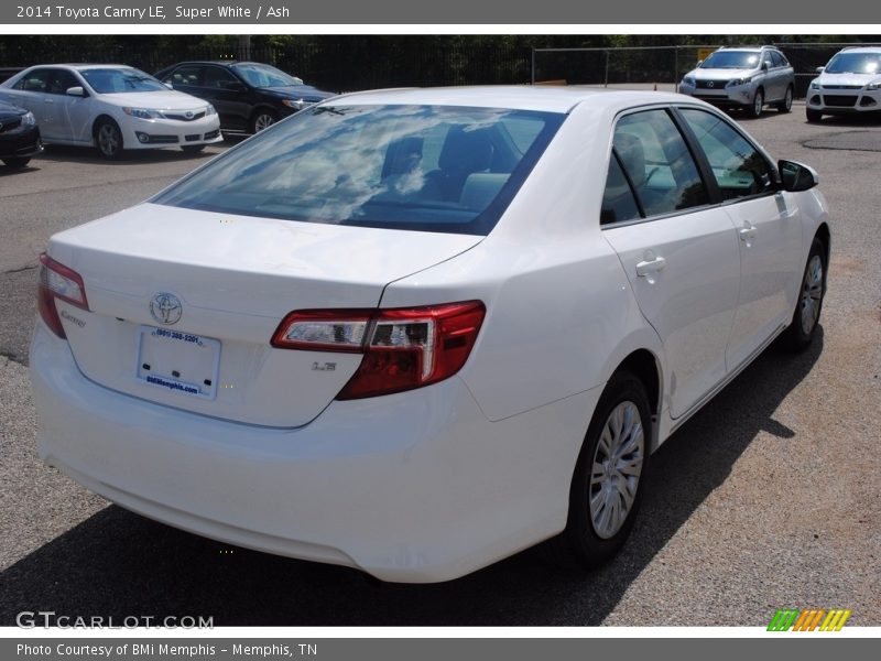 Super White / Ash 2014 Toyota Camry LE