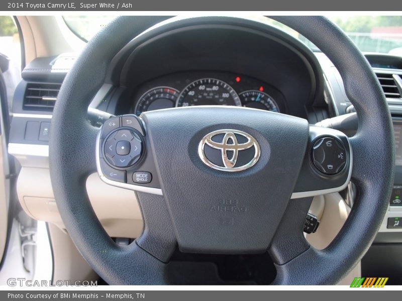 Super White / Ash 2014 Toyota Camry LE