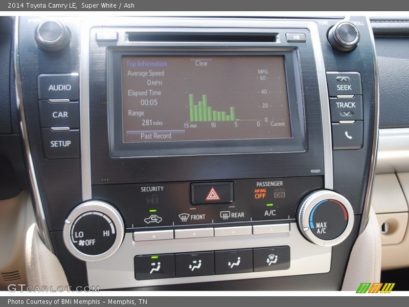 Super White / Ash 2014 Toyota Camry LE
