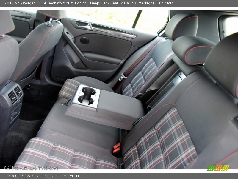 Deep Black Pearl Metallic / Interlagos Plaid Cloth 2013 Volkswagen GTI 4 Door Wolfsburg Edition