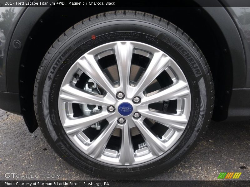 Magnetic / Charcoal Black 2017 Ford Escape Titanium 4WD