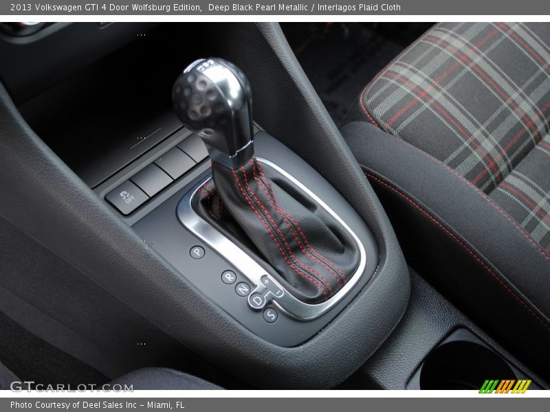 Deep Black Pearl Metallic / Interlagos Plaid Cloth 2013 Volkswagen GTI 4 Door Wolfsburg Edition