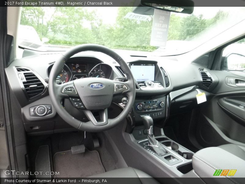 Magnetic / Charcoal Black 2017 Ford Escape Titanium 4WD
