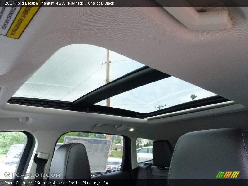 Magnetic / Charcoal Black 2017 Ford Escape Titanium 4WD