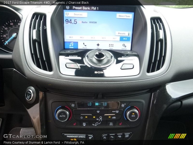 Magnetic / Charcoal Black 2017 Ford Escape Titanium 4WD