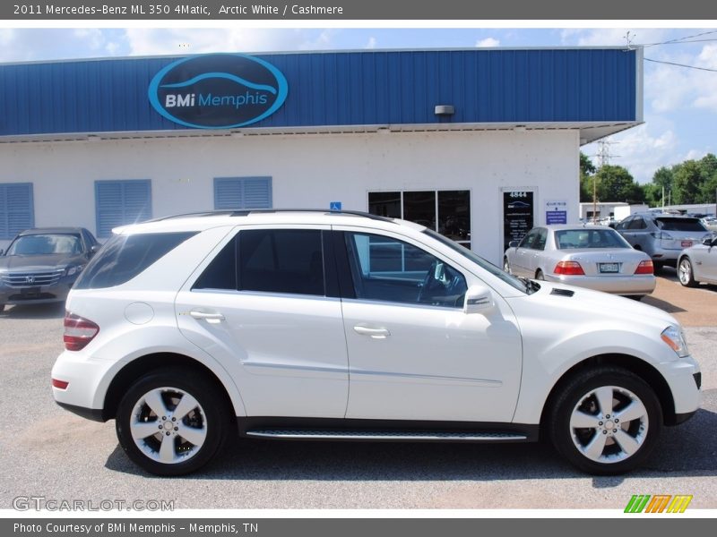 Arctic White / Cashmere 2011 Mercedes-Benz ML 350 4Matic
