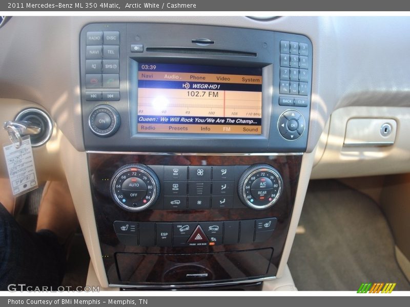 Arctic White / Cashmere 2011 Mercedes-Benz ML 350 4Matic