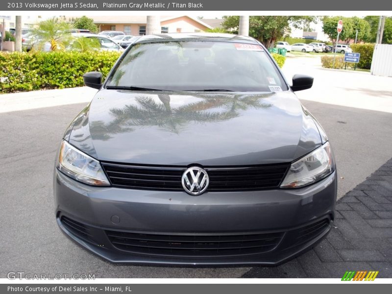 Platinum Gray Metallic / Titan Black 2013 Volkswagen Jetta S Sedan