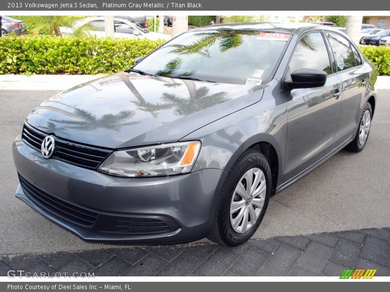 Platinum Gray Metallic / Titan Black 2013 Volkswagen Jetta S Sedan