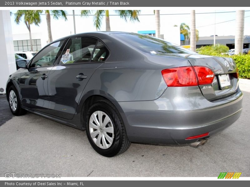 Platinum Gray Metallic / Titan Black 2013 Volkswagen Jetta S Sedan