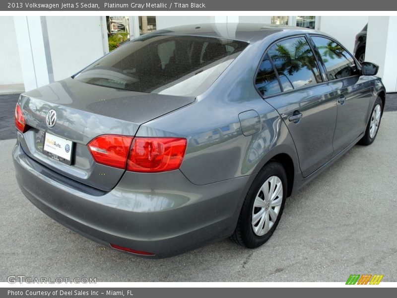 Platinum Gray Metallic / Titan Black 2013 Volkswagen Jetta S Sedan