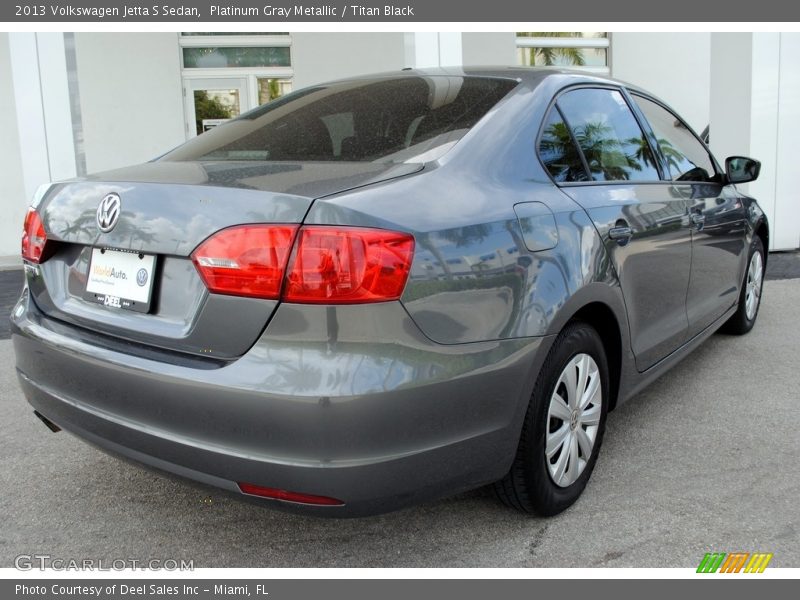 Platinum Gray Metallic / Titan Black 2013 Volkswagen Jetta S Sedan