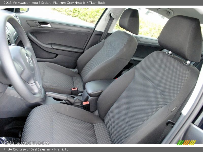 Platinum Gray Metallic / Titan Black 2013 Volkswagen Jetta S Sedan