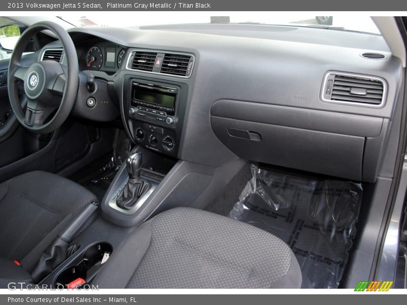 Platinum Gray Metallic / Titan Black 2013 Volkswagen Jetta S Sedan
