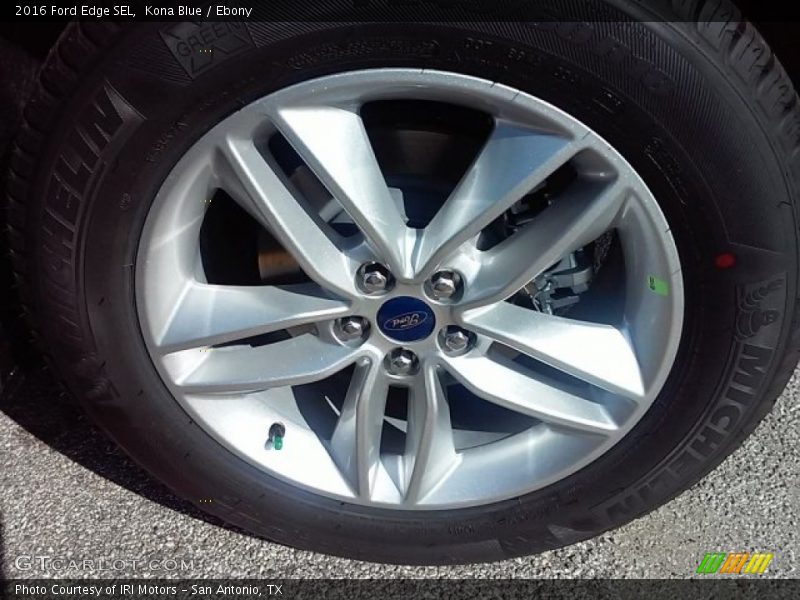 Kona Blue / Ebony 2016 Ford Edge SEL