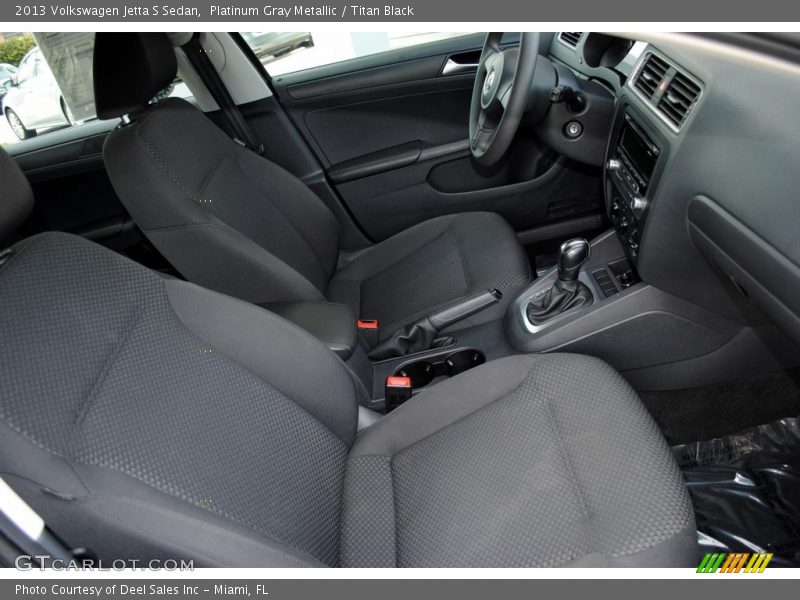 Platinum Gray Metallic / Titan Black 2013 Volkswagen Jetta S Sedan