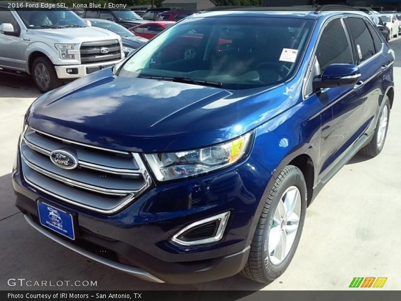Kona Blue / Ebony 2016 Ford Edge SEL