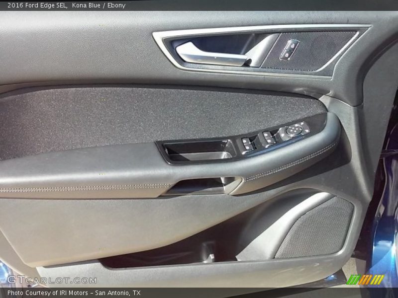 Kona Blue / Ebony 2016 Ford Edge SEL