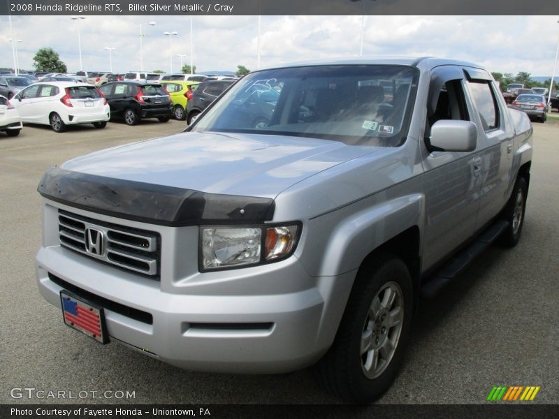 Billet Silver Metallic / Gray 2008 Honda Ridgeline RTS