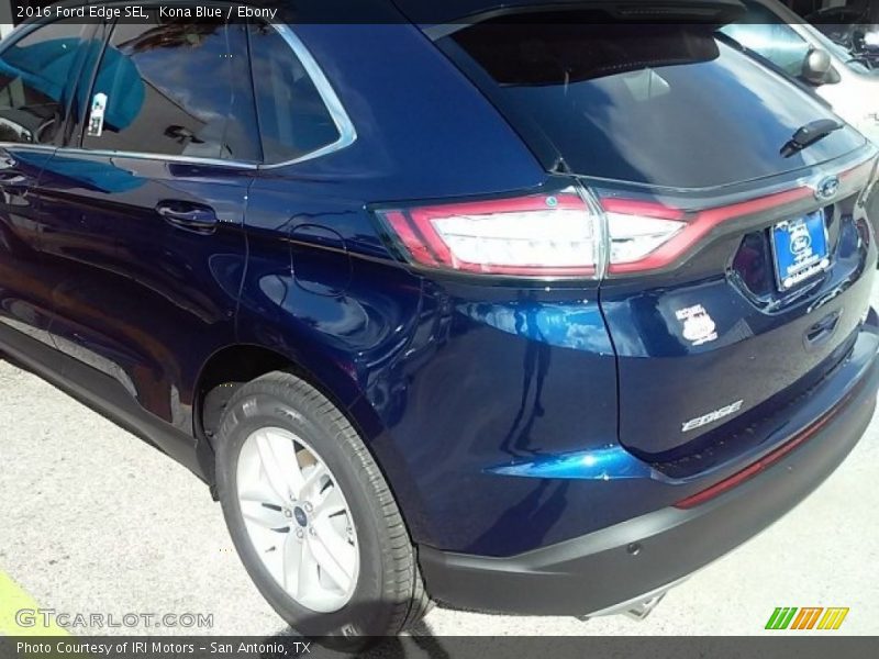 Kona Blue / Ebony 2016 Ford Edge SEL