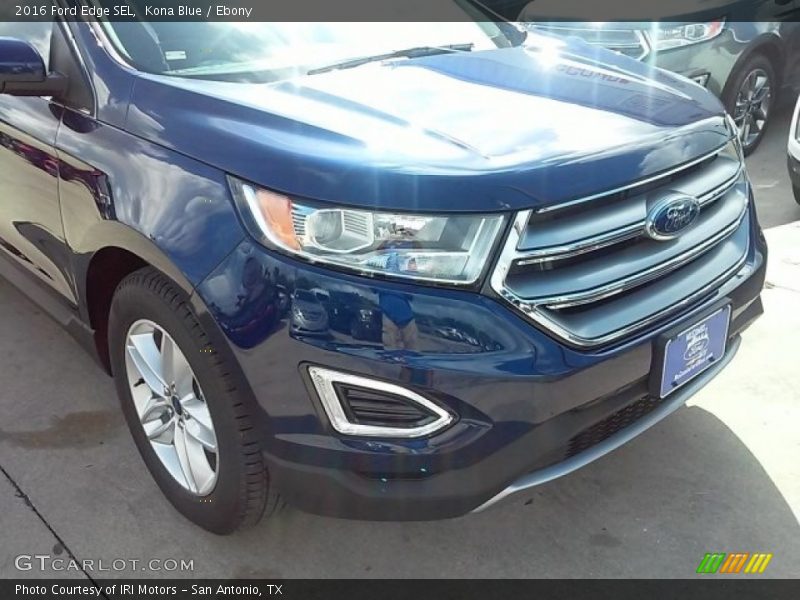 Kona Blue / Ebony 2016 Ford Edge SEL