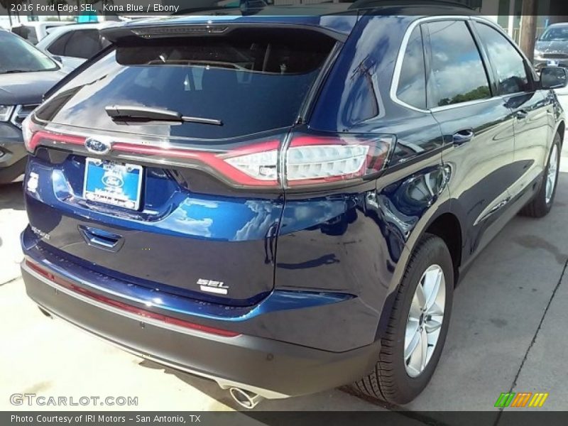 Kona Blue / Ebony 2016 Ford Edge SEL