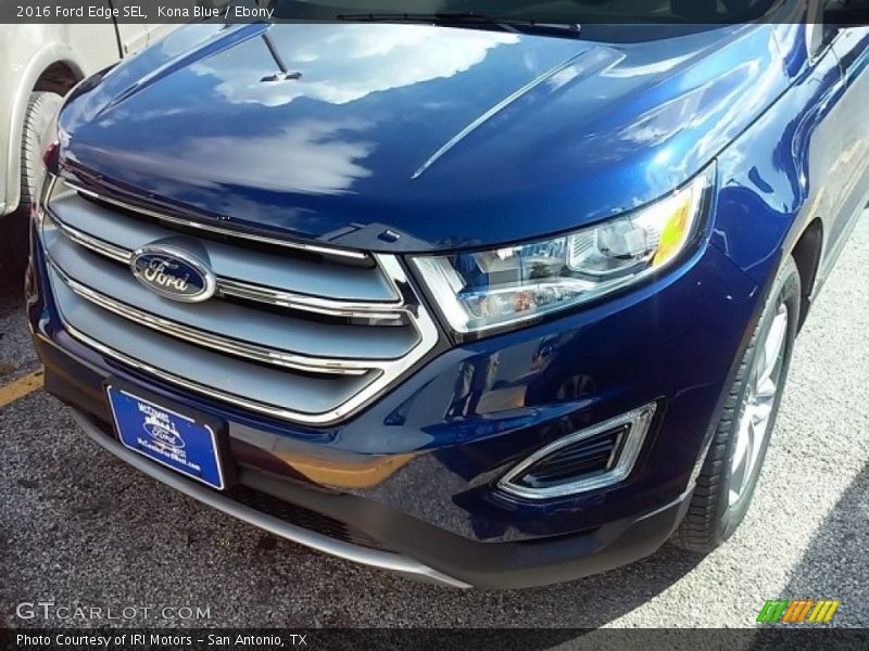 Kona Blue / Ebony 2016 Ford Edge SEL