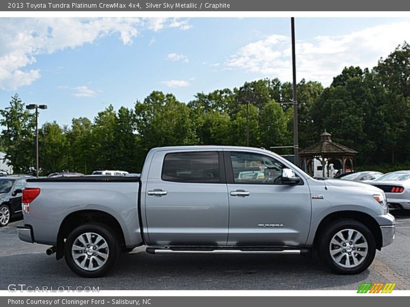 Silver Sky Metallic / Graphite 2013 Toyota Tundra Platinum CrewMax 4x4