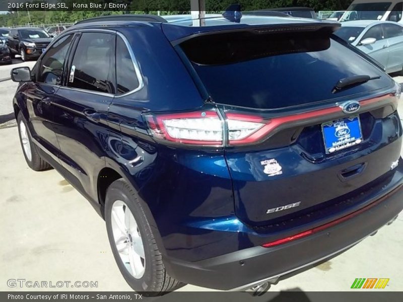 Kona Blue / Ebony 2016 Ford Edge SEL