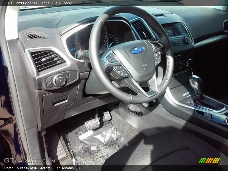 Kona Blue / Ebony 2016 Ford Edge SEL